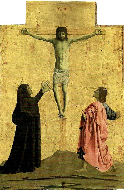 Piero della Francesca crucifixion Sweden oil painting art
